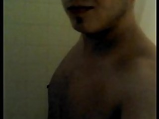 Boss Homemade Jerking Nude Shower Solo